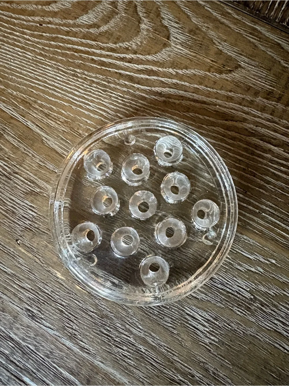 Vintage Glass Flower Frog